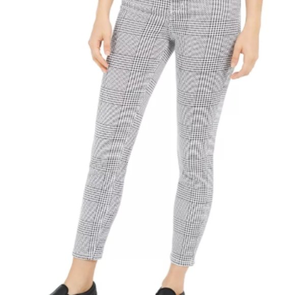 Indigo Rein Houndstooth Ankle Jeans- Macy's - Picture 7 of 7
